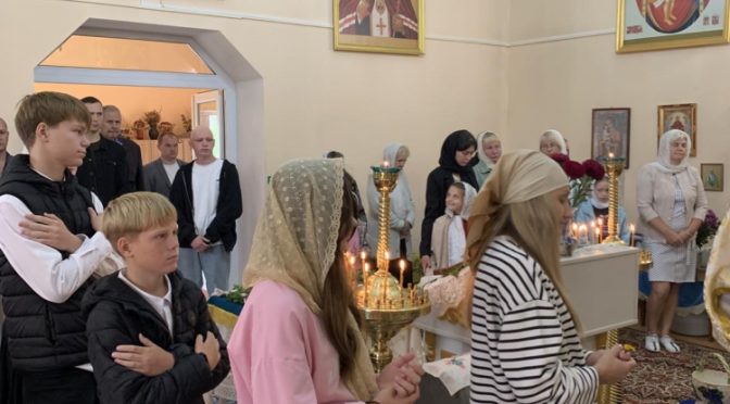 Молебен перед началом учебного года состоялся в агрогородке Дитва